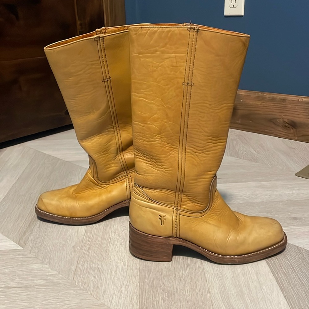 Frye Campus Tall Leather Riding Boots, size women’s 8